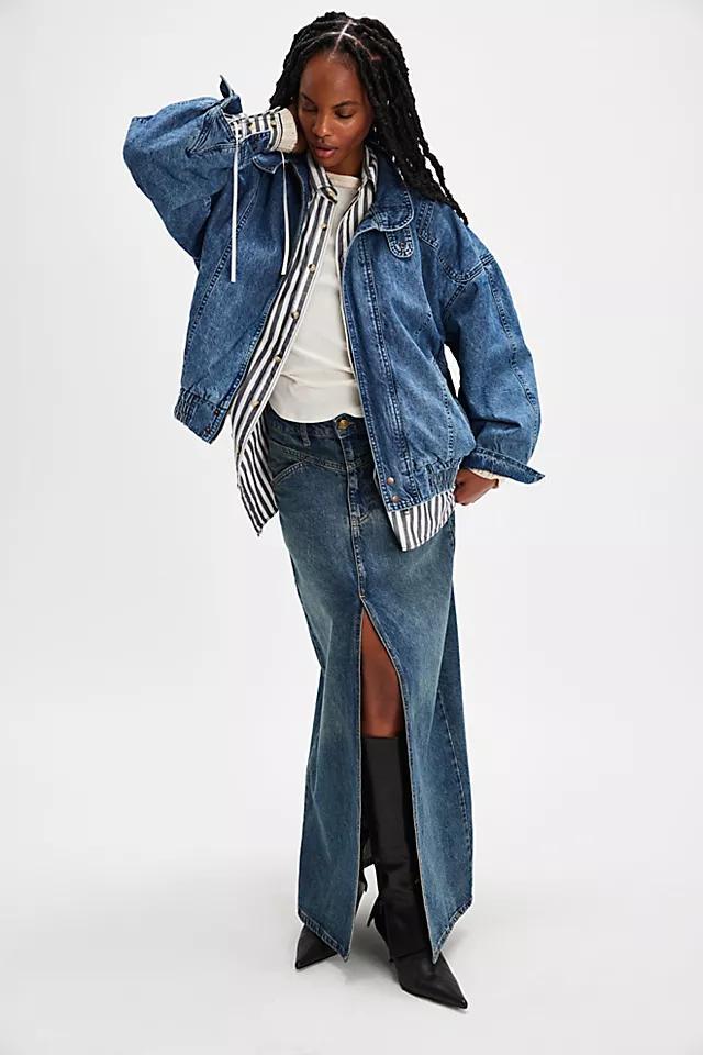 Seventy + Mochi Juno Oversized Denim Jacket Product Image