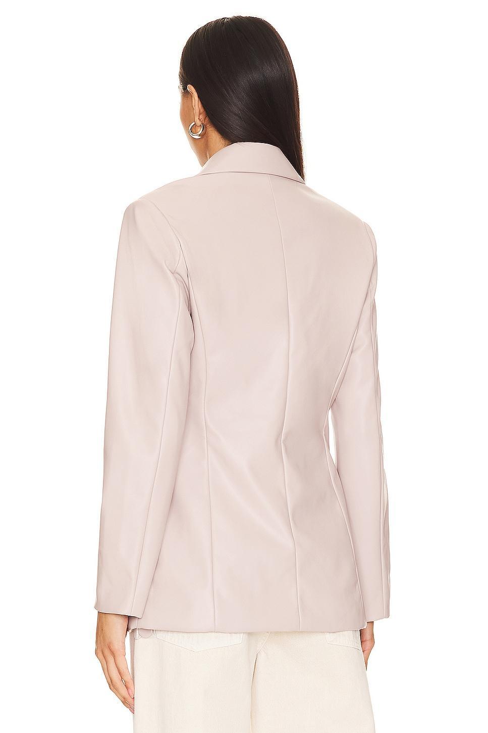 Aria Faux Leather Blazer Steve Madden Product Image