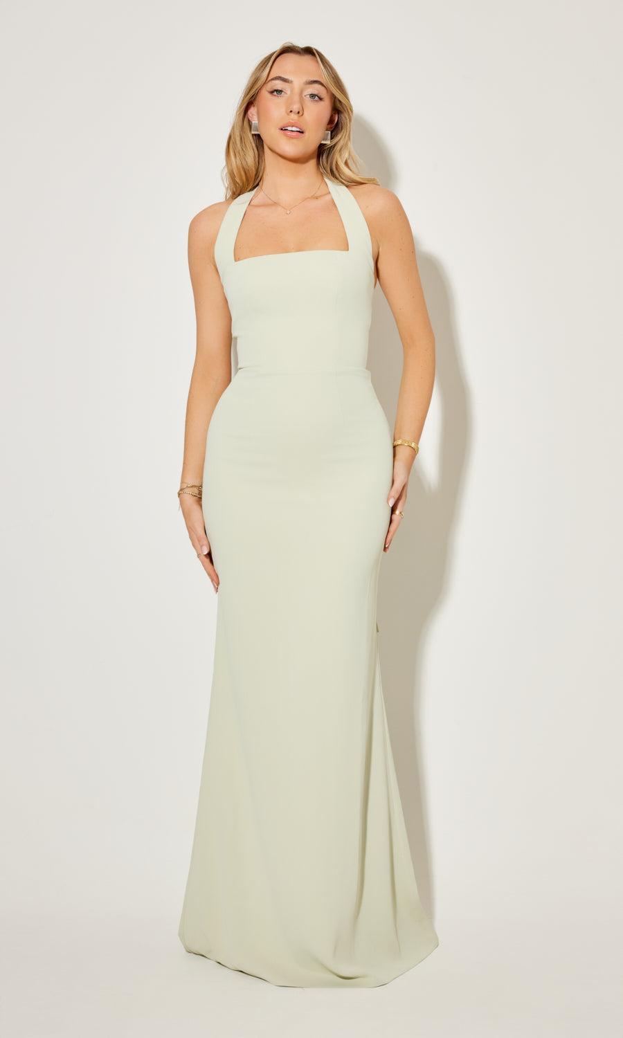 The Ultimate Muse Halter Neck Maxi Dress Product Image