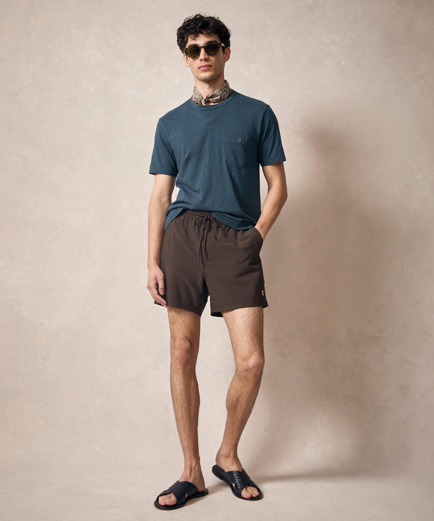 Made in L.A. Homespun Slub Pocket Tee Product Image