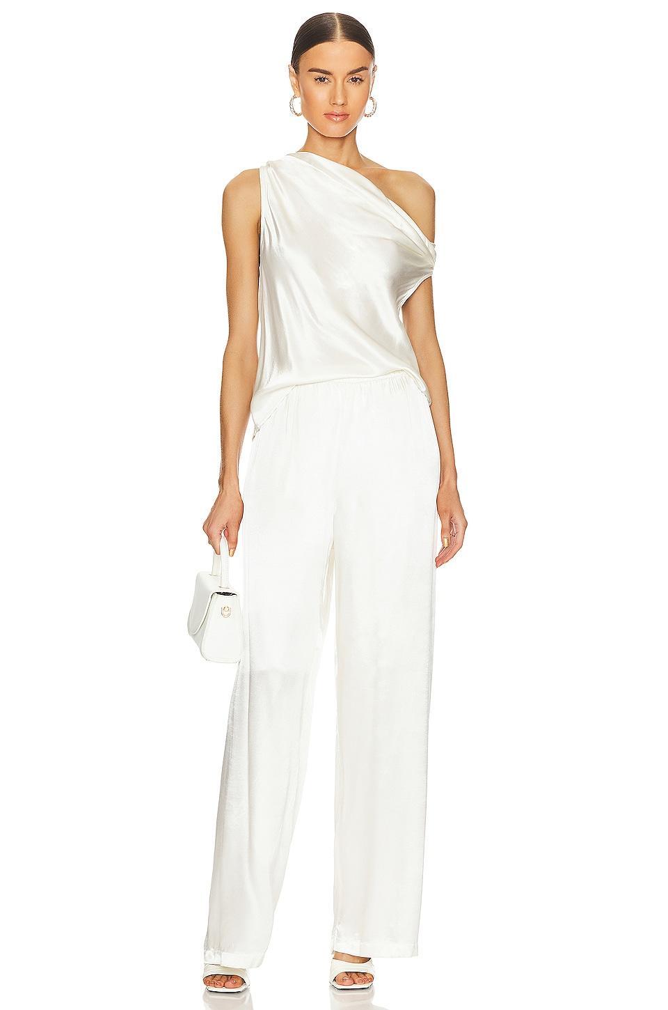 Satin Bias Off Shoulder Top Enza Costa Product Image