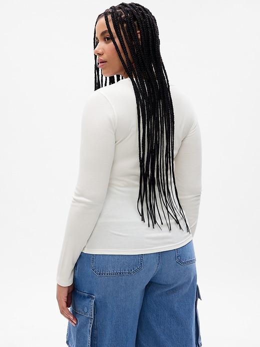 Mini Rib Crewneck T-Shirt Product Image