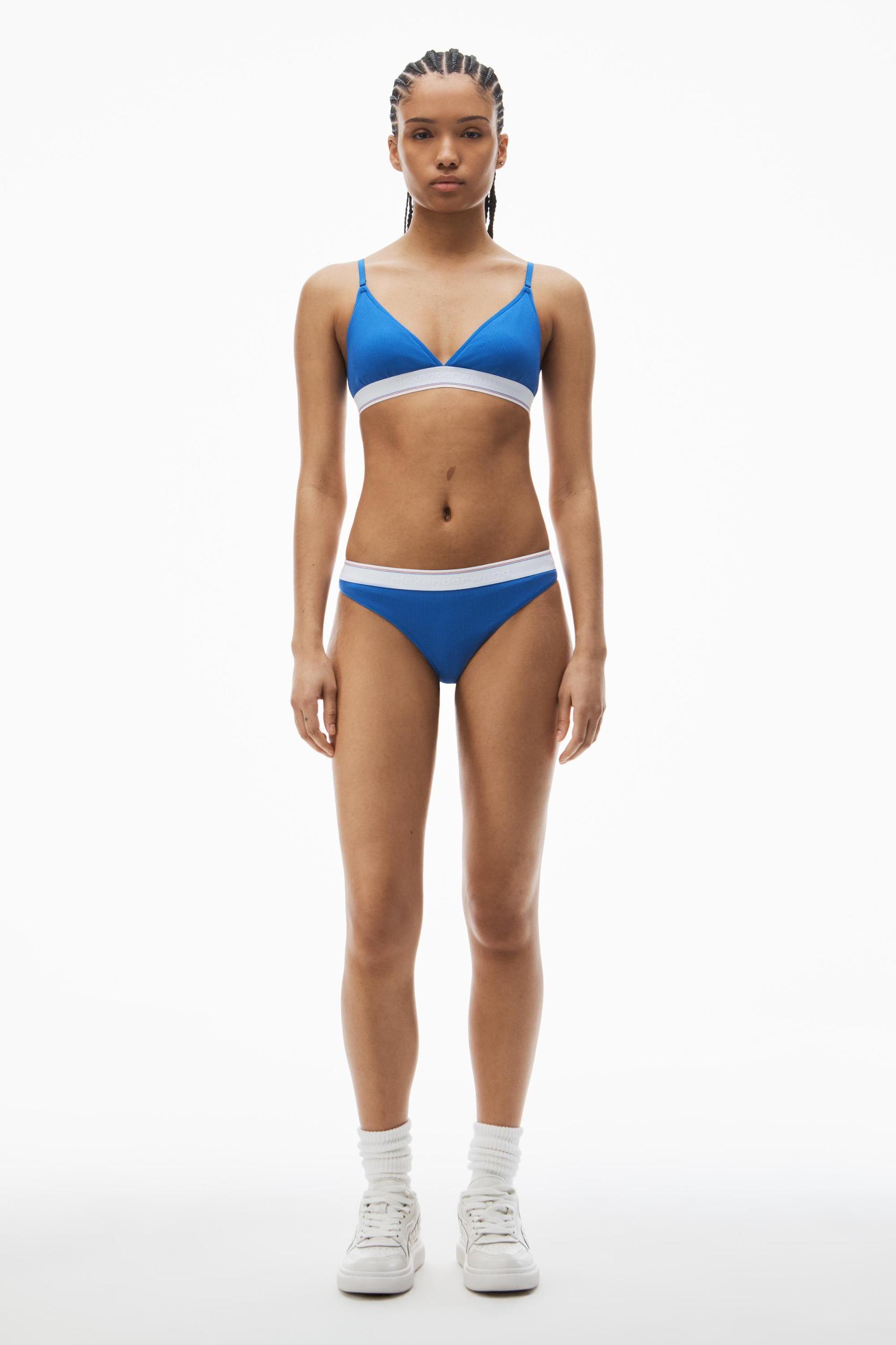 Triangle Bra In Ribbed Jersey Product Image