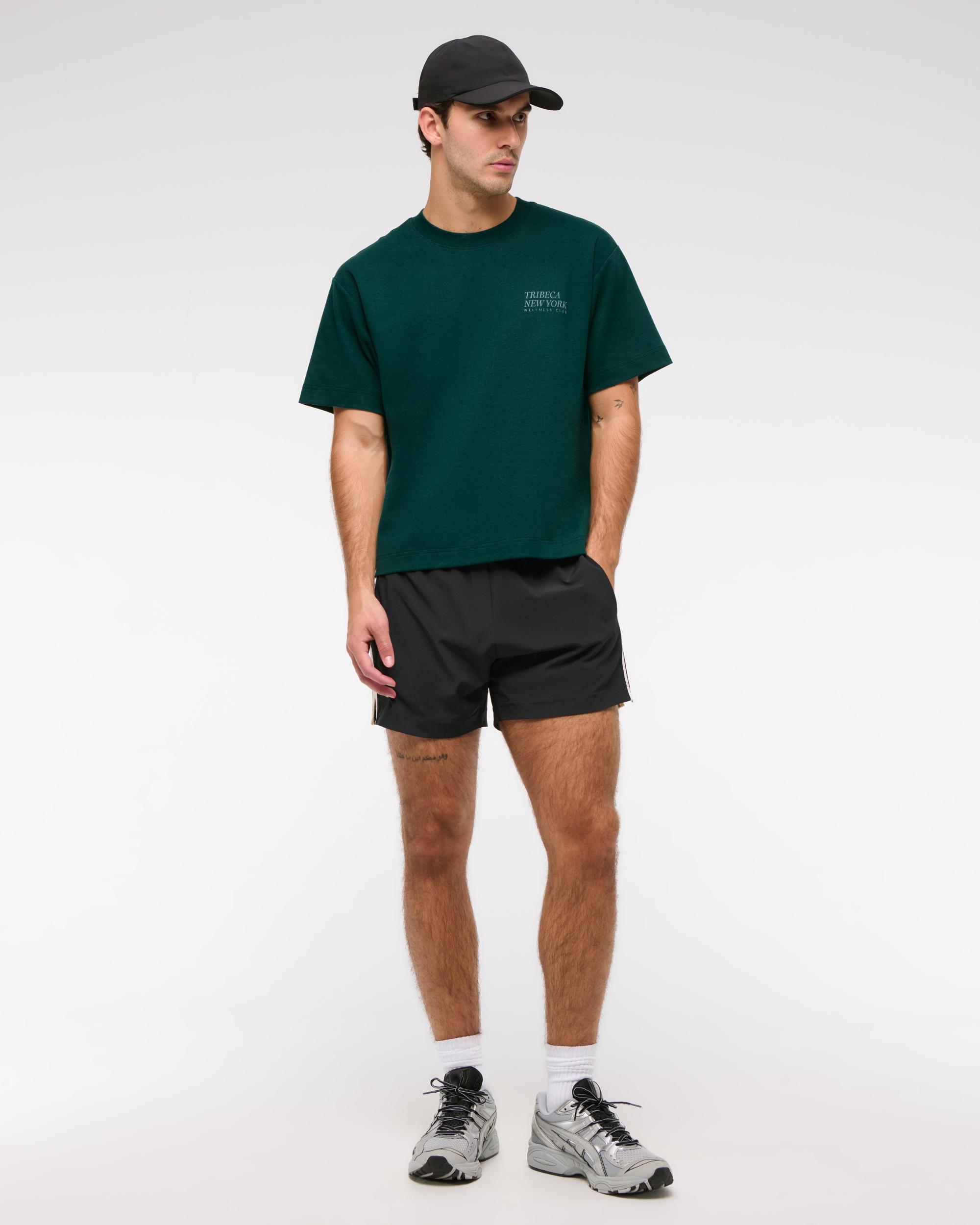 YPB Active Cropped Heavyweight Cotton Tee Product Image