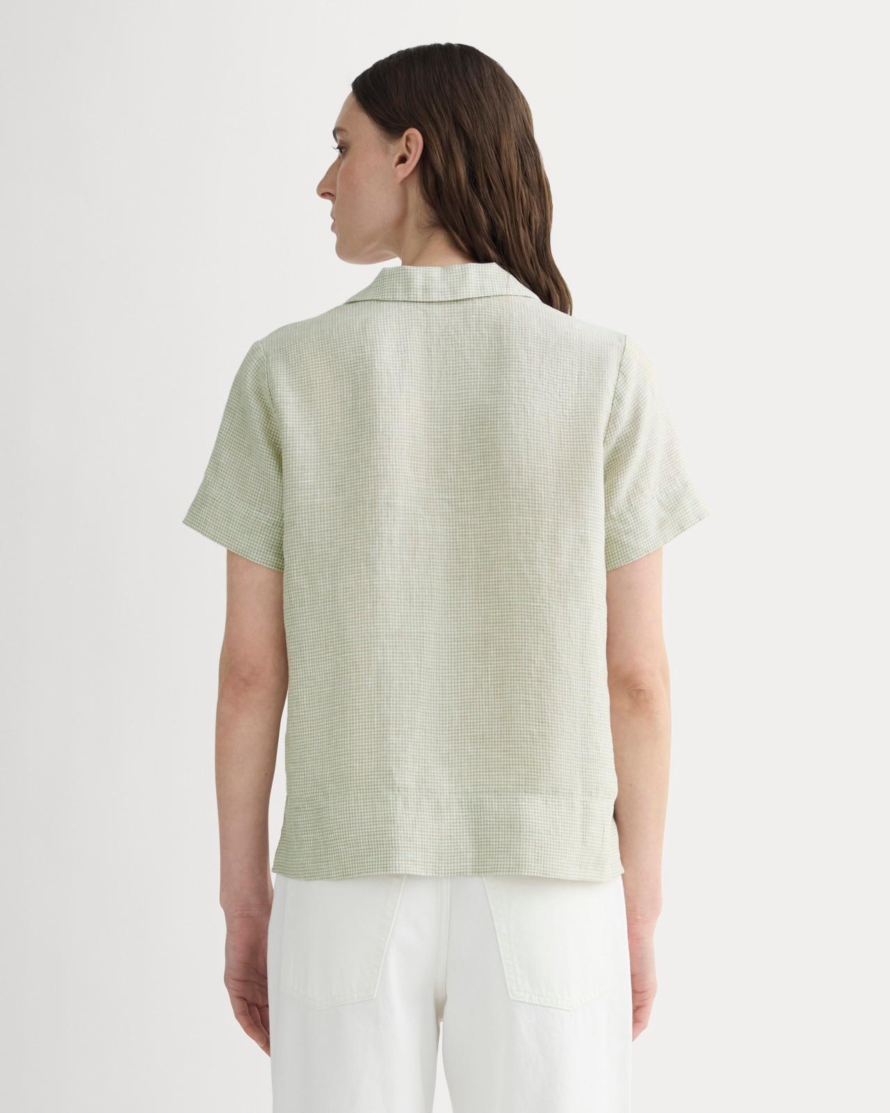 The Notch Shirt in Linen Product Image