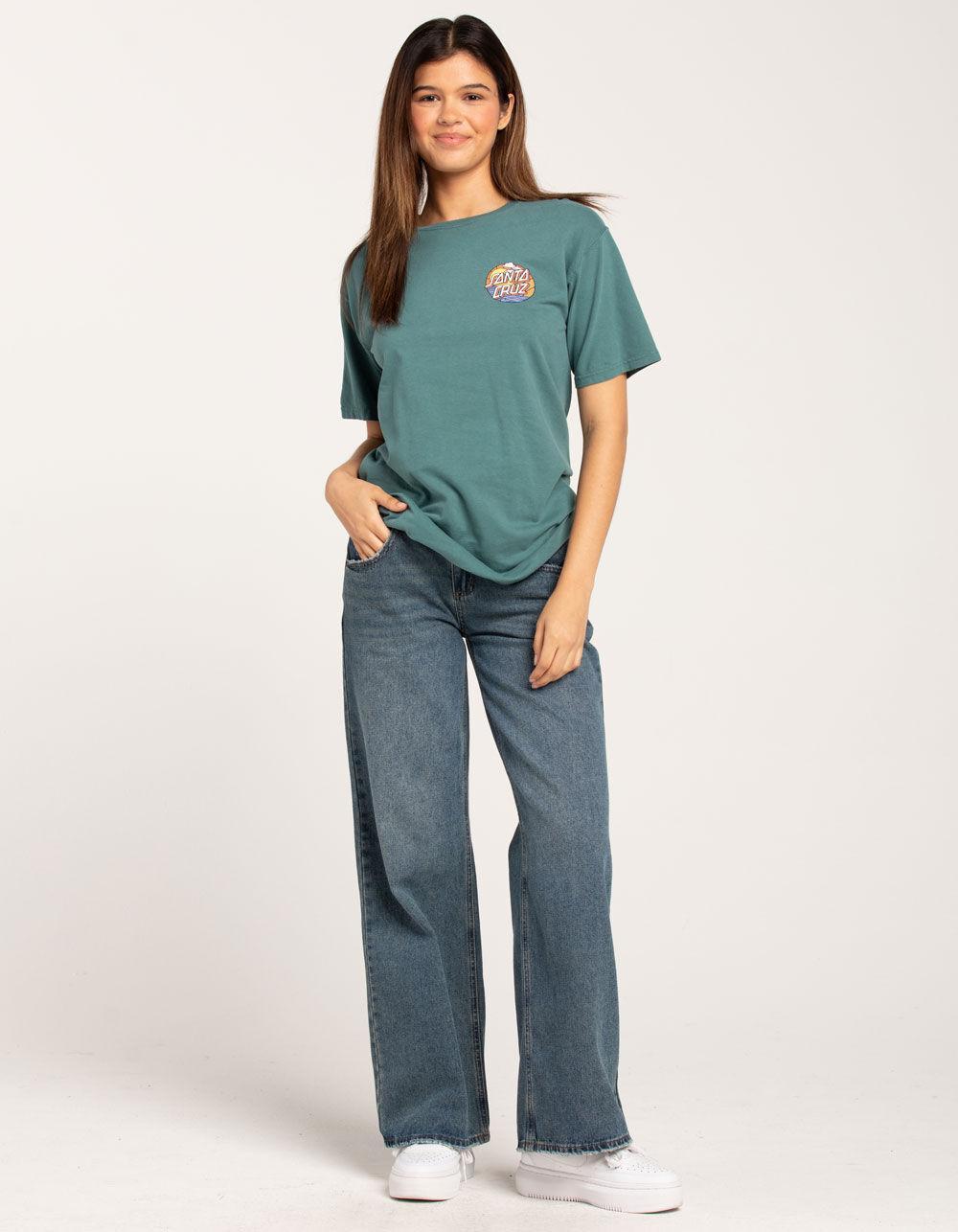 SANTA CRUZ Cliff Dot Womens Boyfriend Tee Product Image