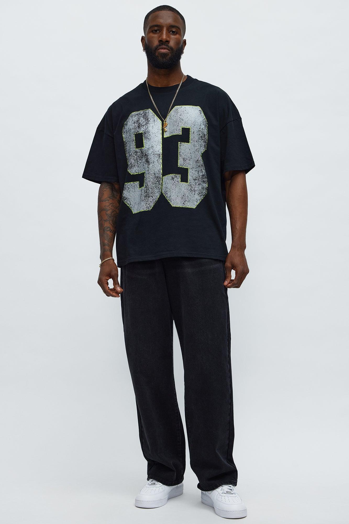 How We Chill From 93 Till Oversized Short Sleeve Tee - Black Product Image