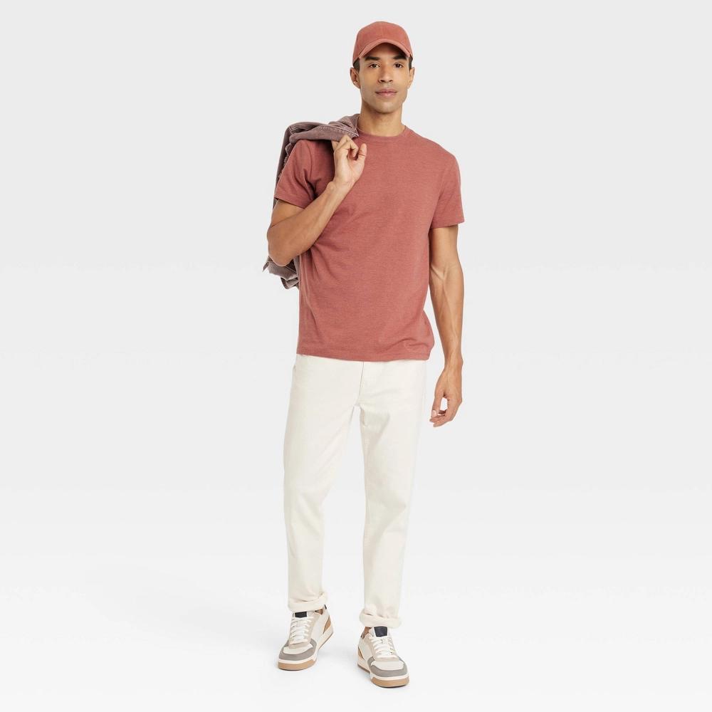 Men's Every Wear Short Sleeve T-Shirt - Goodfellow & Co™ Aubusson S: Lightweight Crew Neck Product Image