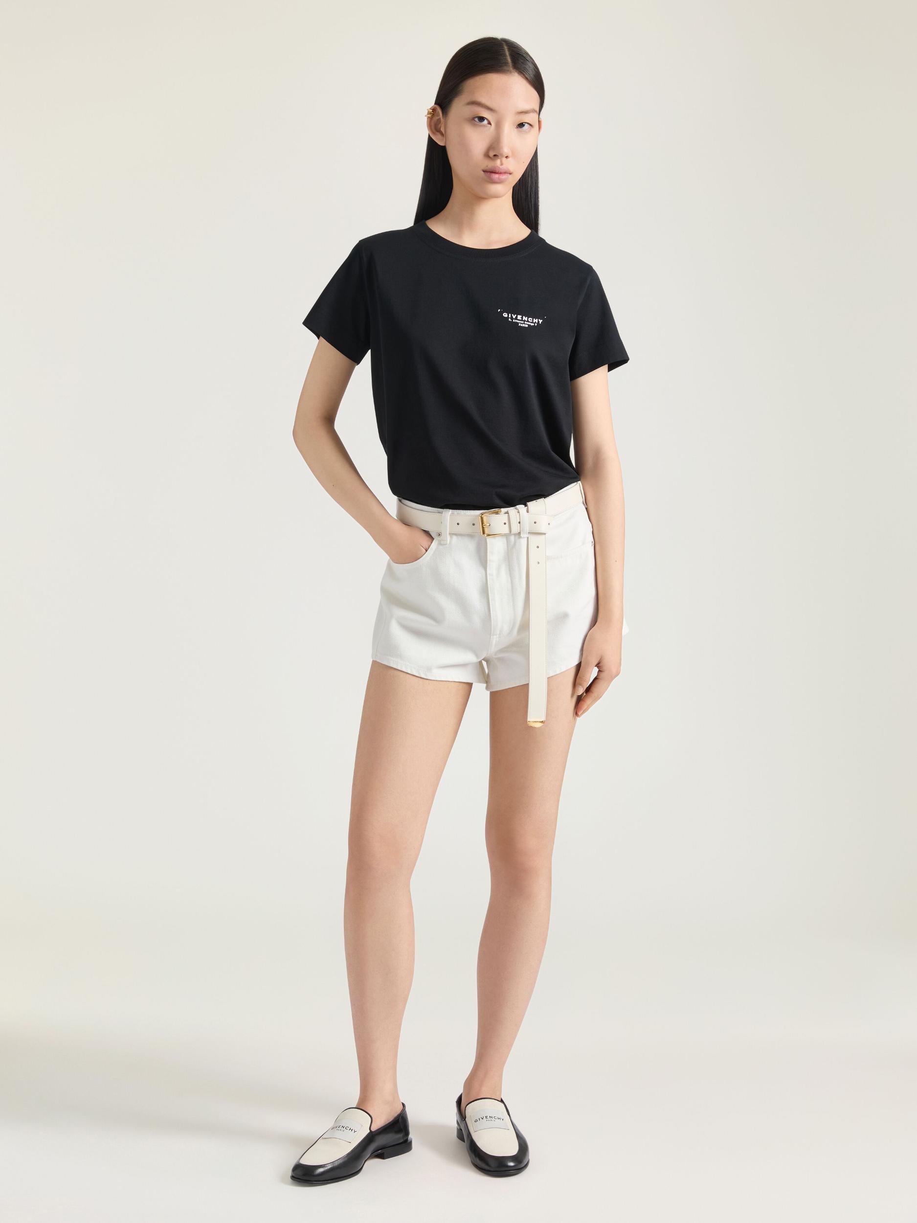 T-shirt in cotton with GIVENCHY Stamp print Product Image