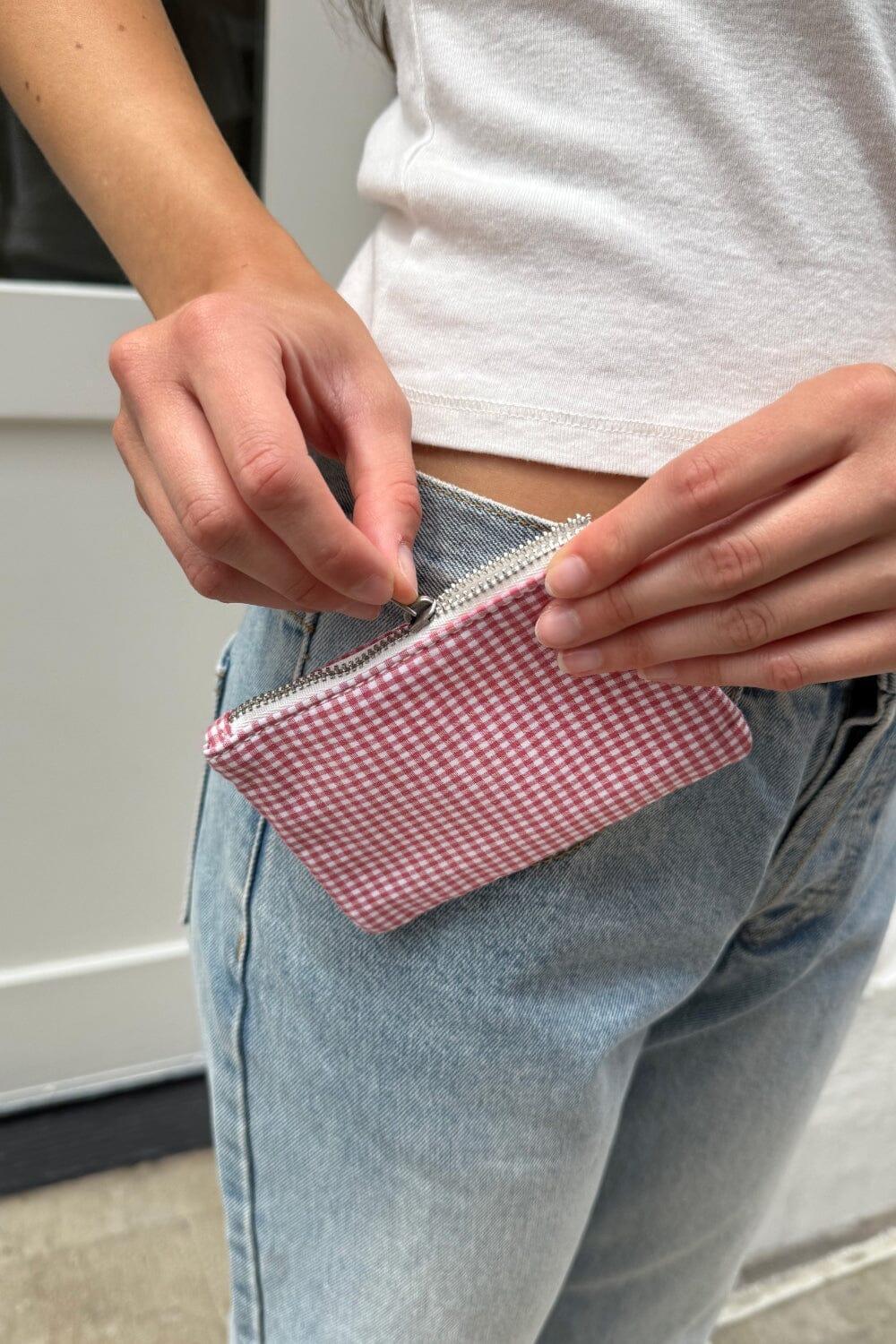 Checkered Coin Purse Product Image