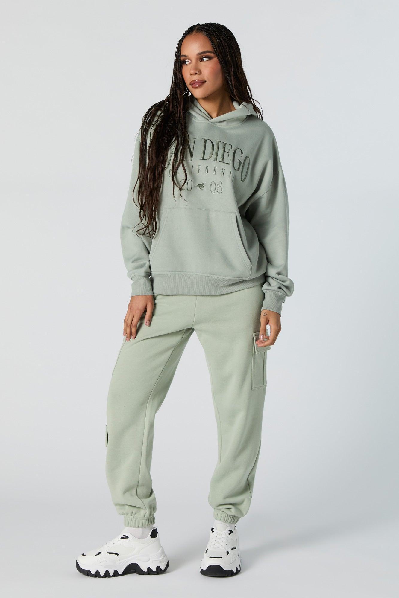 Fleece Multi Pocket Cargo Jogger Female Product Image