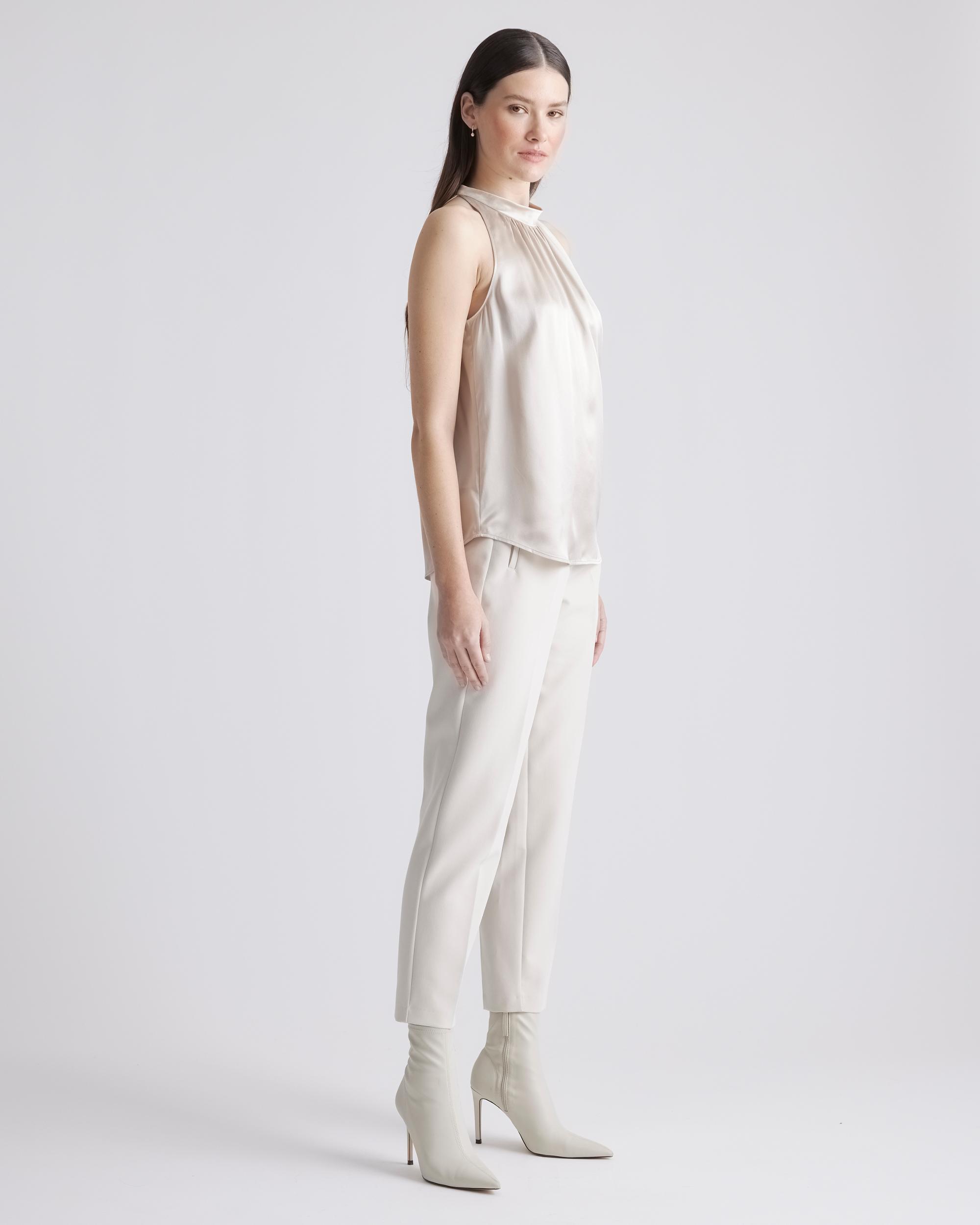 Quince | Women's Halter Top Size XS, Silk Product Image