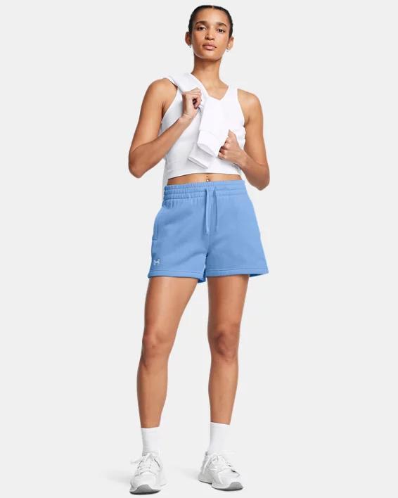 UA Rival Fleece Womens 3.5 Shorts Product Image