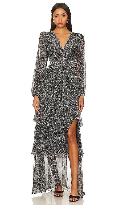 Womens Anora Floral Ruffled Maxi Dress Product Image