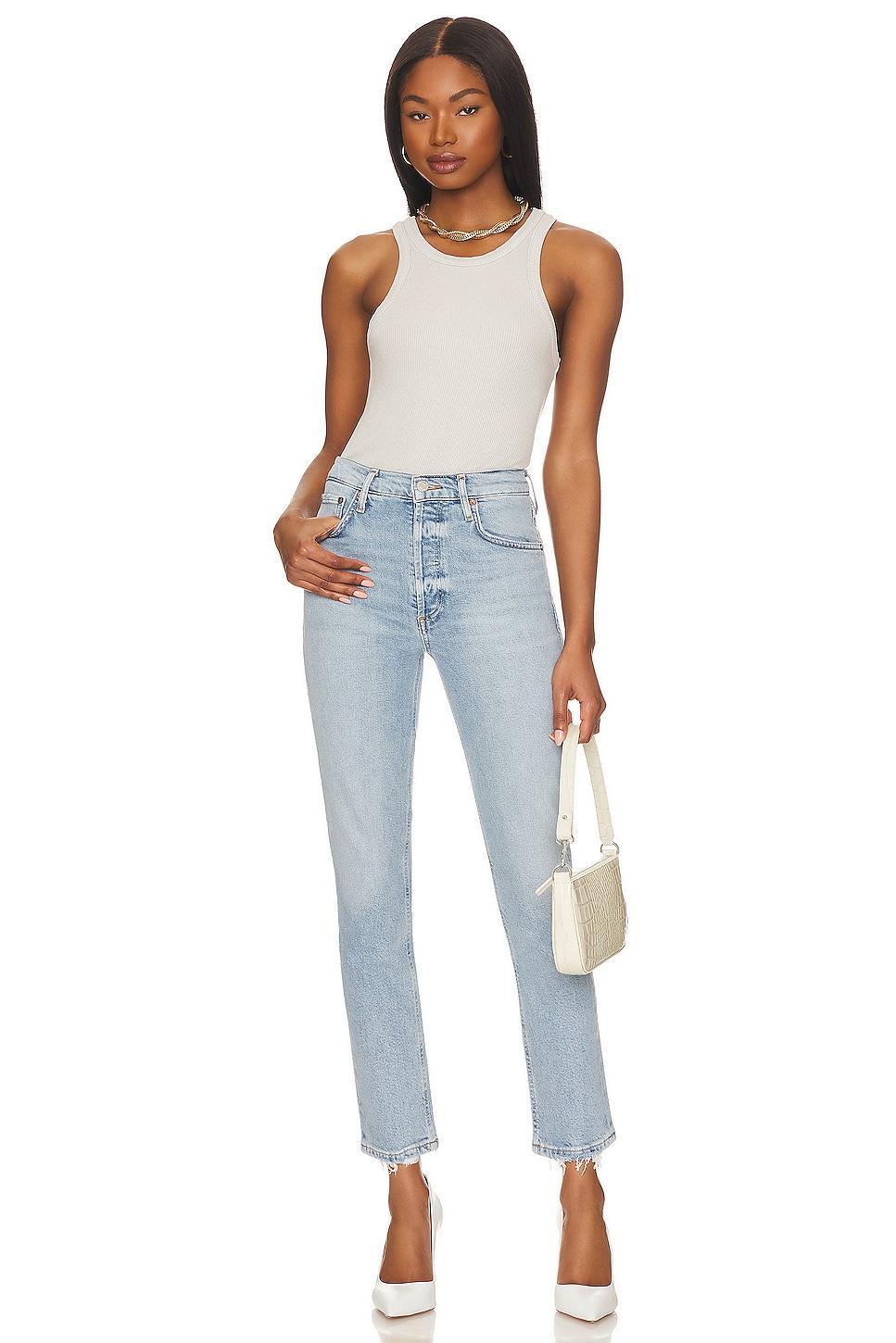 Riley High Rise Straight Crop AGOLDE Product Image