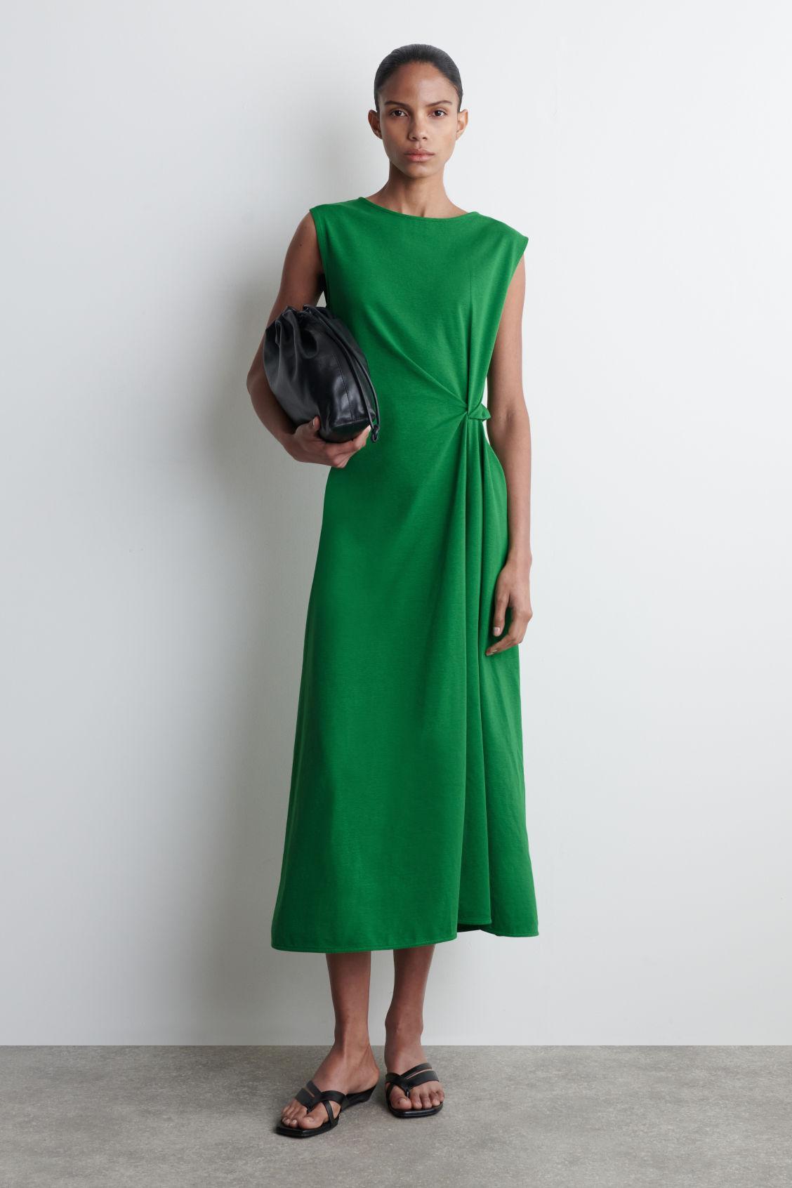 TWIST-DETAIL MIDI DRESS Product Image