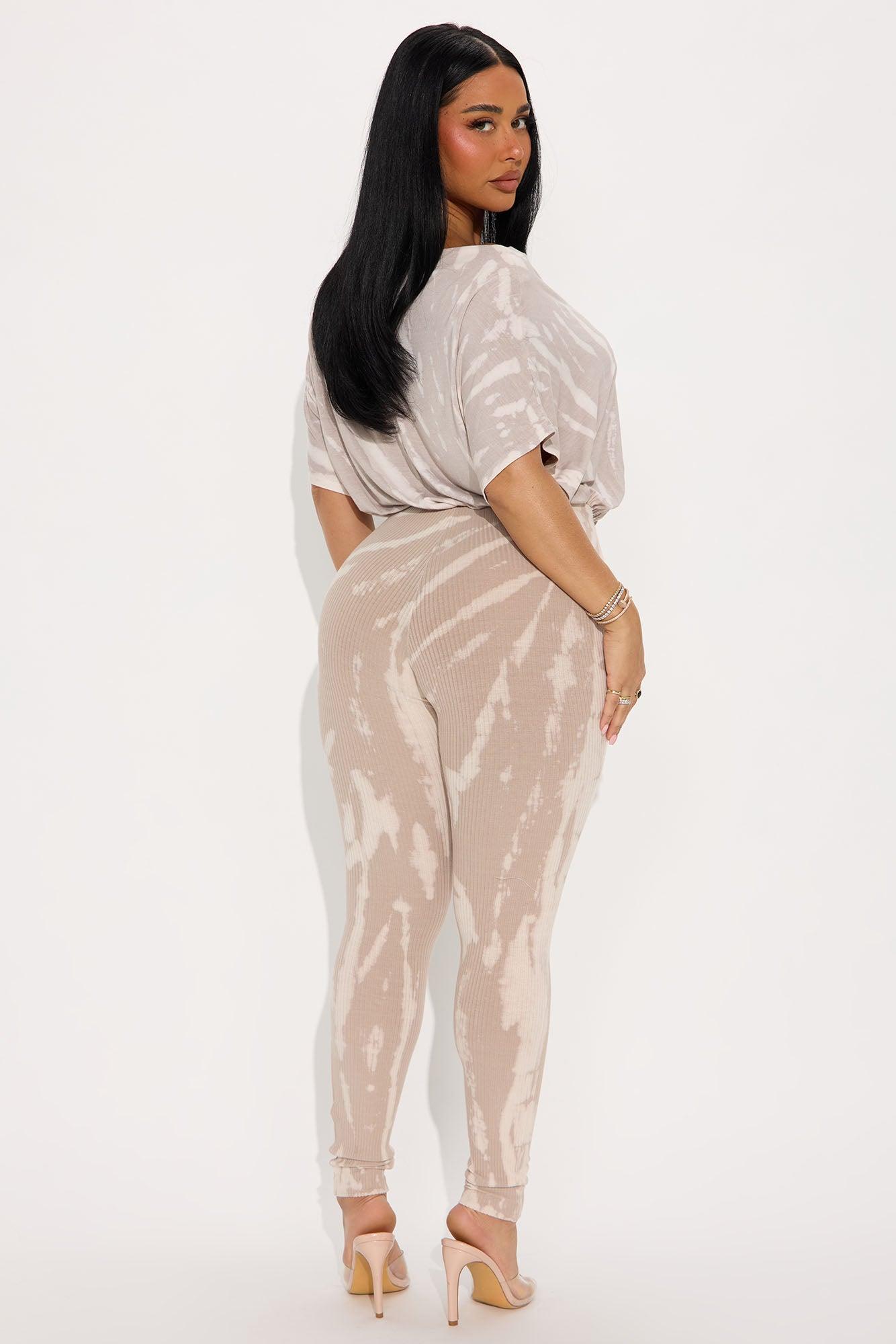 Out And About Linen Jumpsuit - Oatmeal Product Image