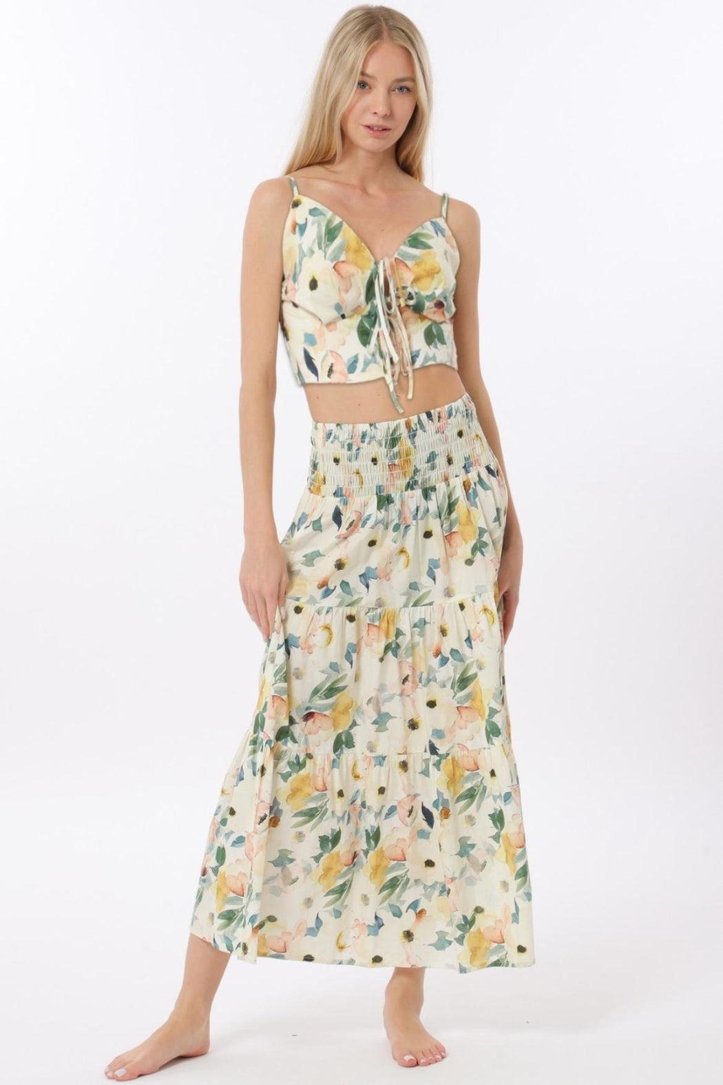 Floral Skirt Set Product Image