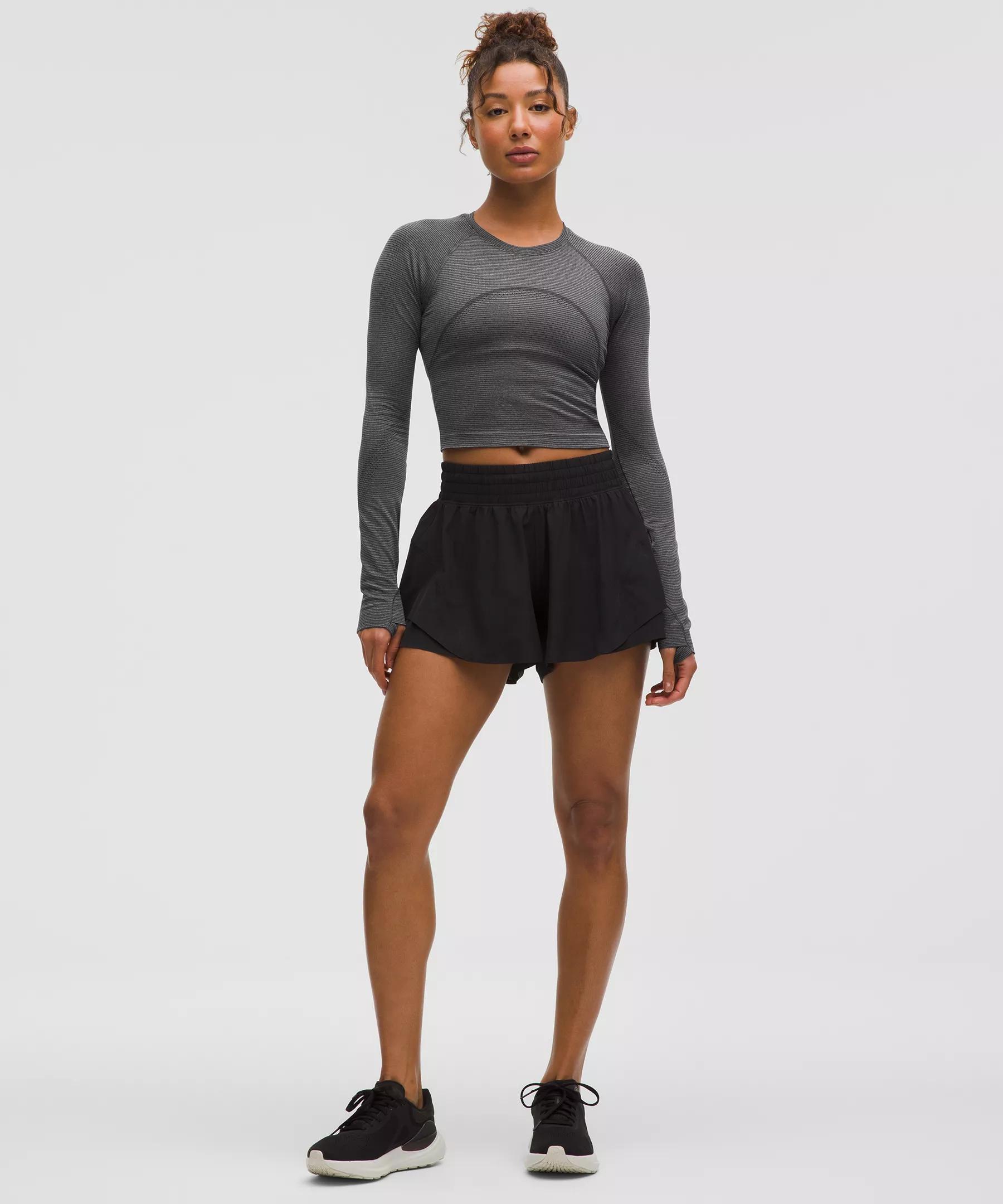 Swiftly Tech Cropped Long-Sleeve Shirt 2.0 Product Image