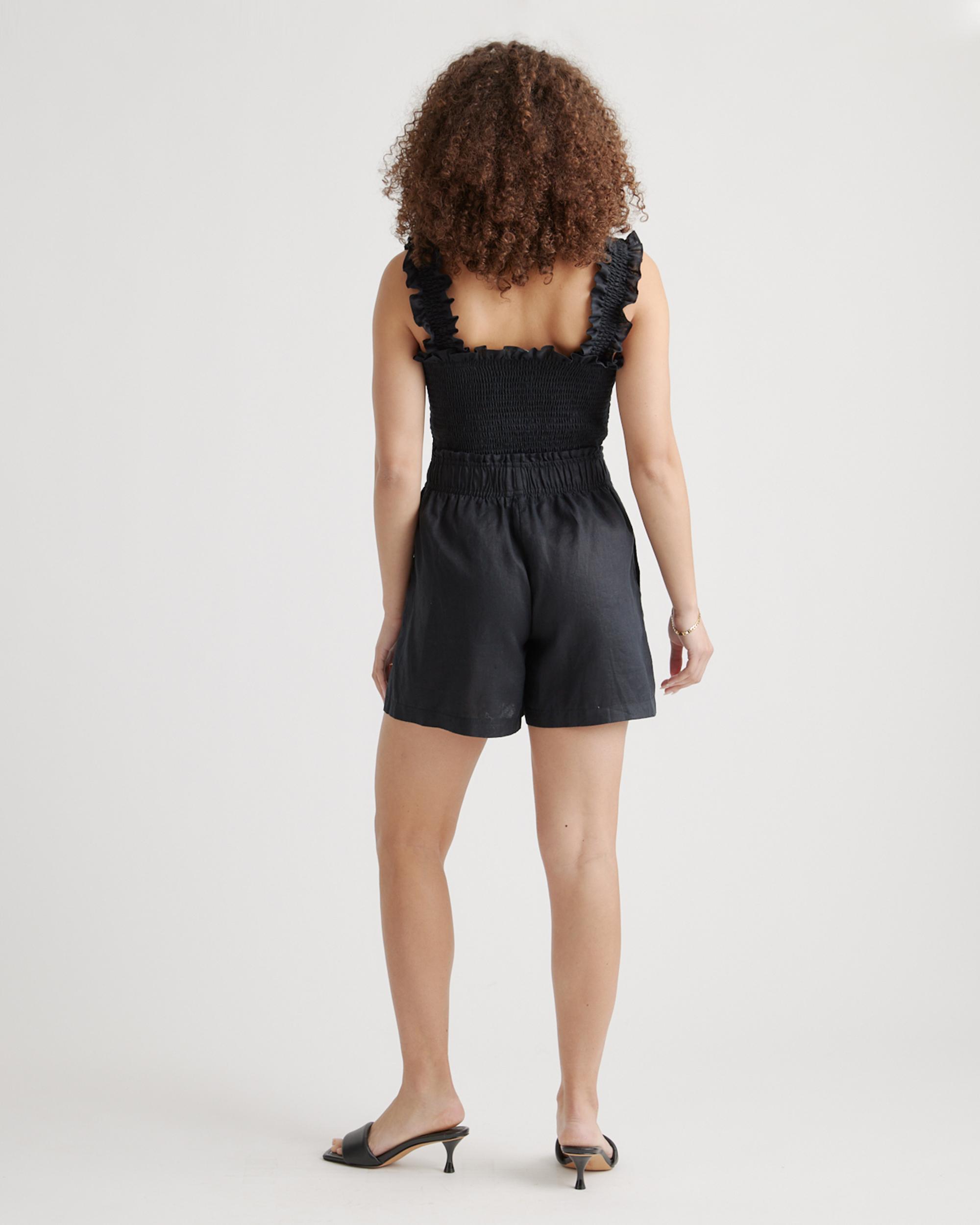 Quince | Women's 100% European Linen High Waisted Shorts Size XS Product Image