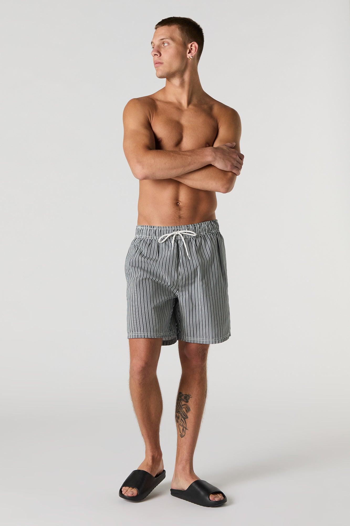 Striped Drawstring Board Short Male Product Image