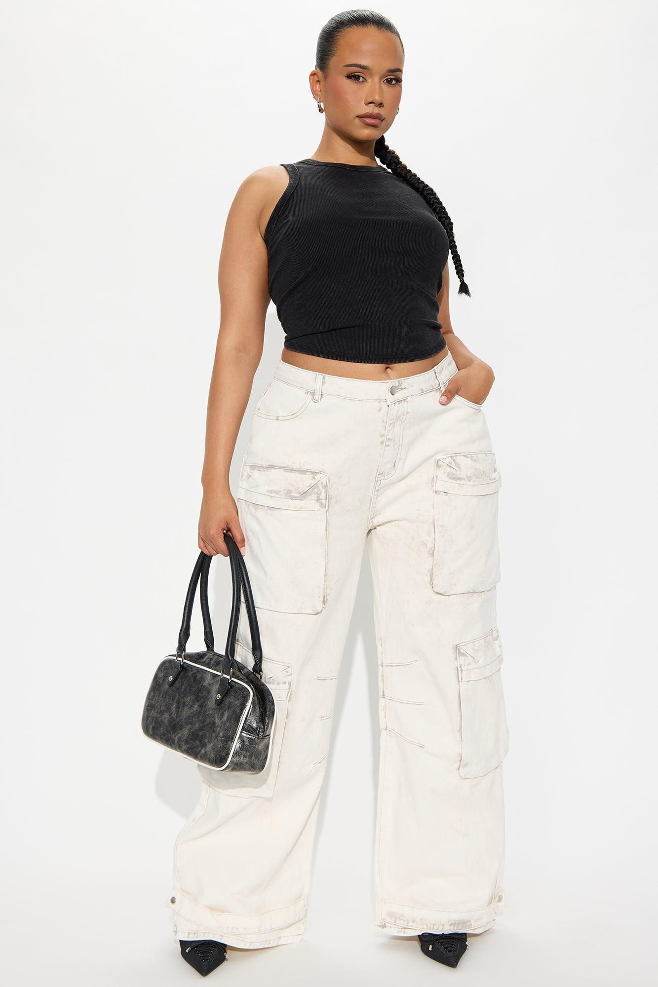 Later Tonight Cargo Pant - Grey Product Image