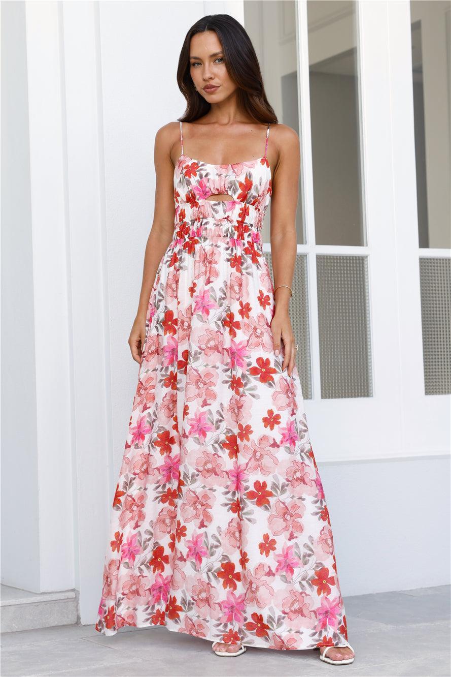 Petals Of Summer Maxi Dress Floral Product Image