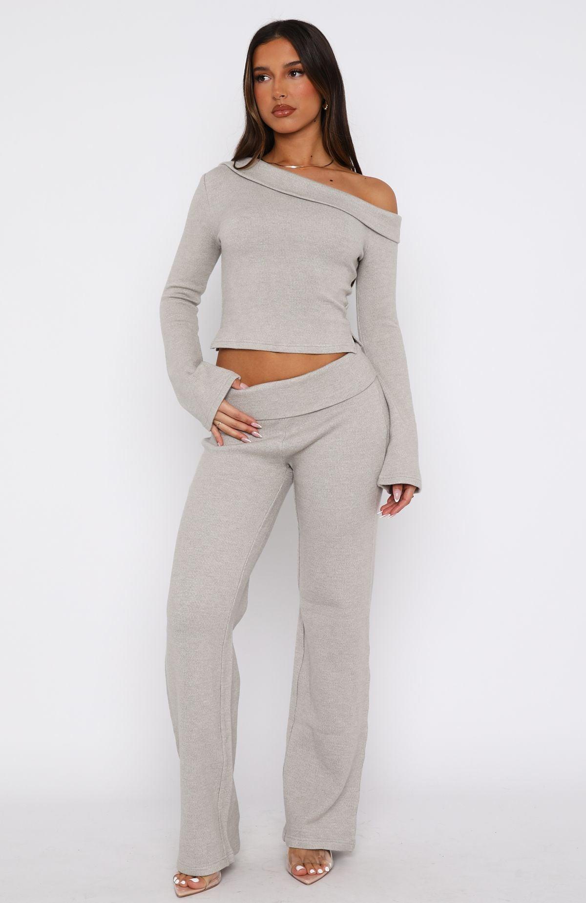 So Little Time Pants Grey Marle Product Image