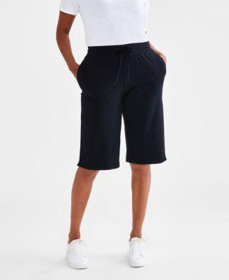 Style & Co Womens Mid Rise Sweatpant Bermuda Shorts, Created for Macys Product Image