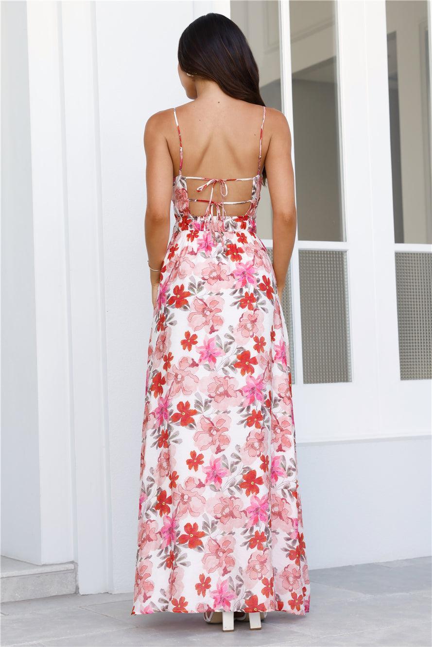 Petals Of Summer Maxi Dress Floral Product Image