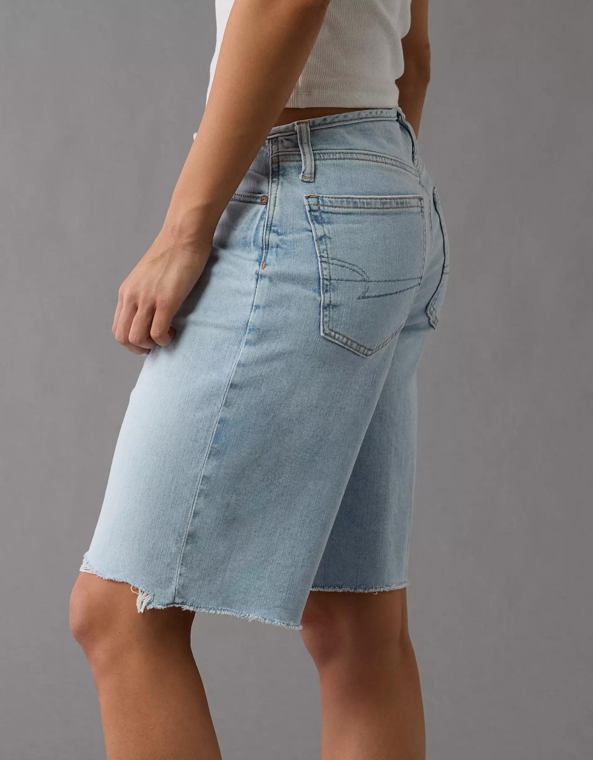 AE 11" Dreamy Drape Stretch High-Waisted Jort Product Image