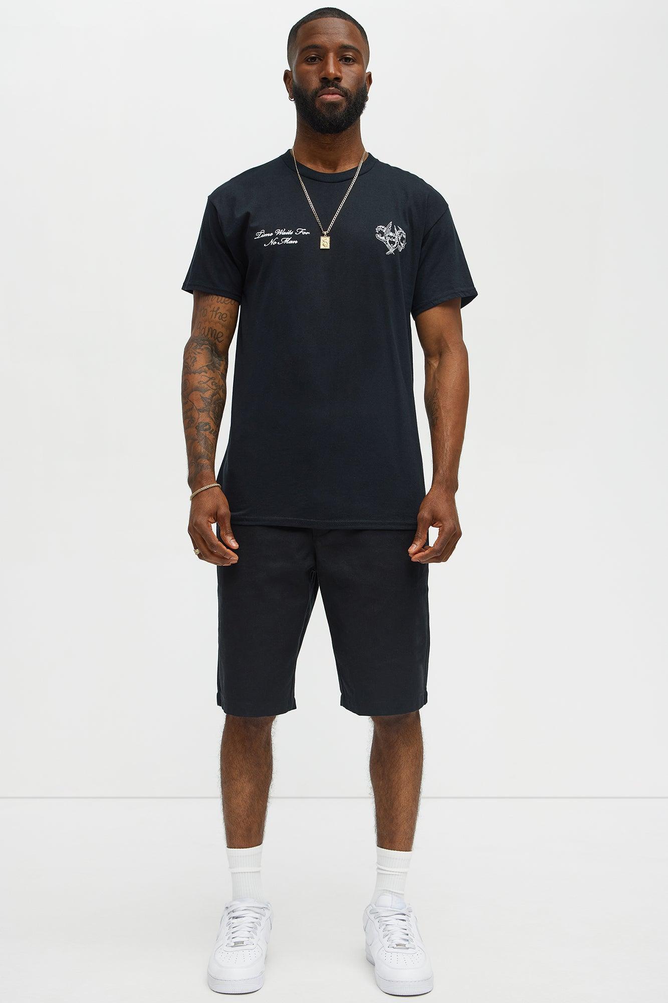 Here And Now Short Sleeve Tee - Black Product Image