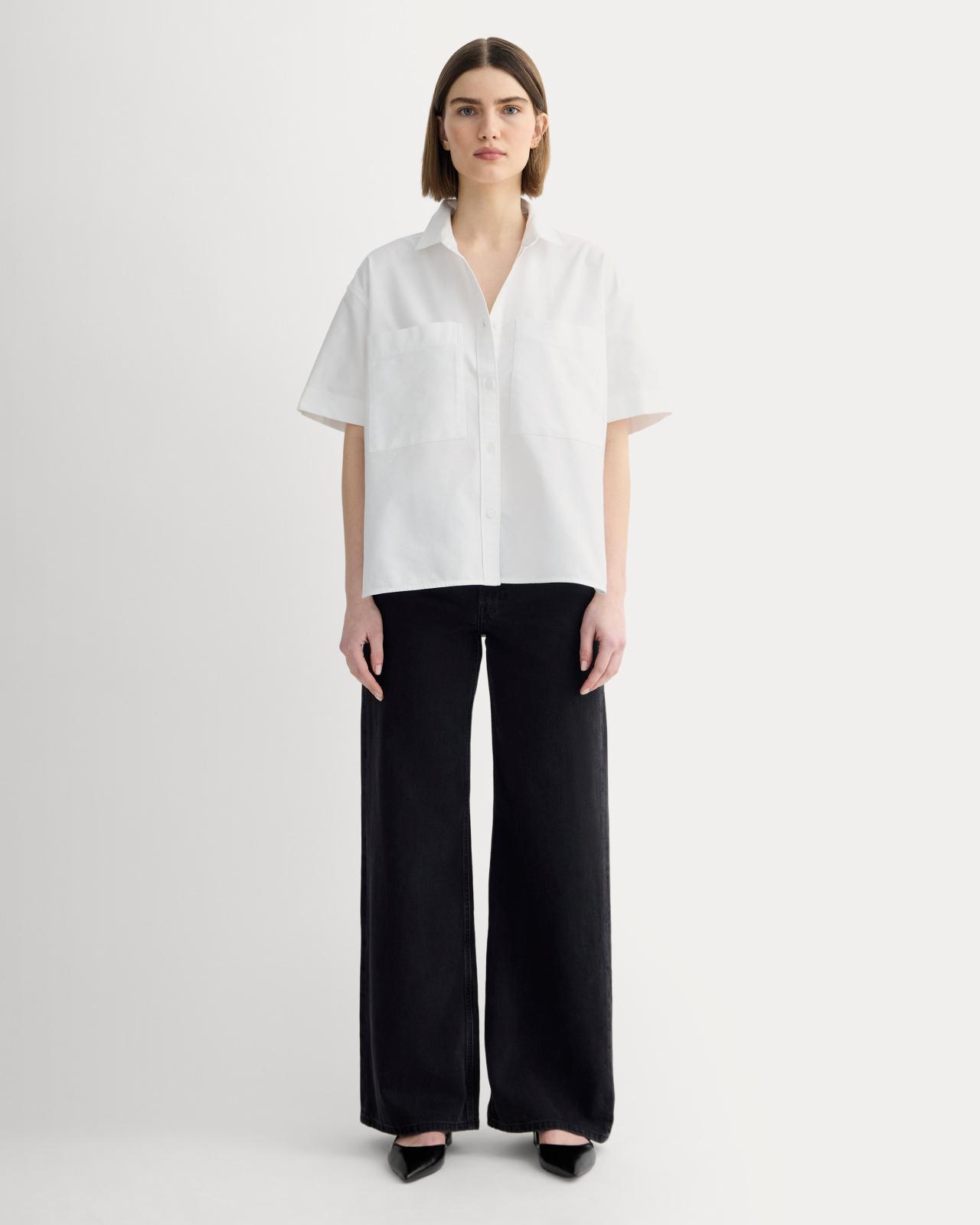 The Short-Sleeve Boxy Oxford Product Image