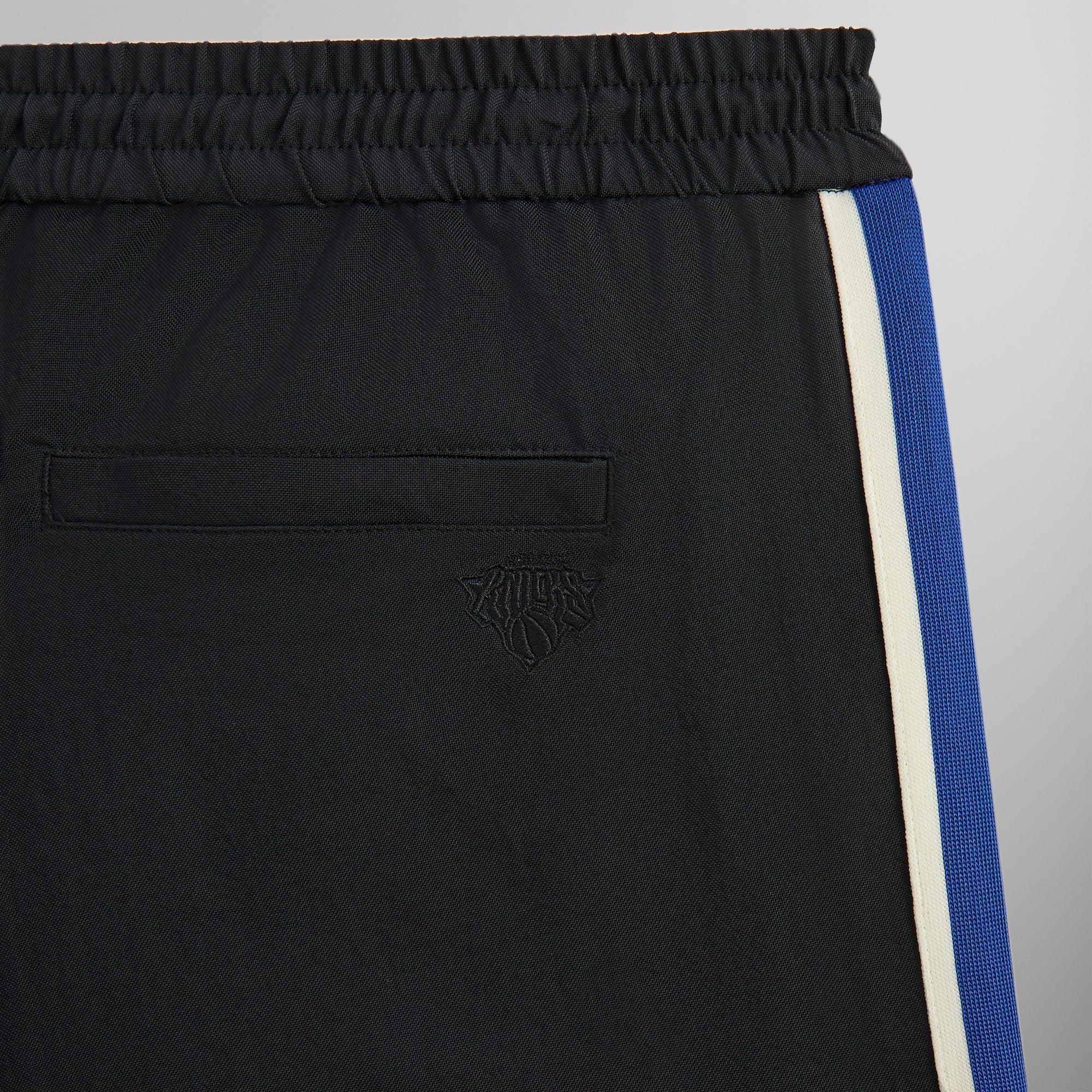 Kith for the New York Knicks Vintage Nylon Wide Leg Pant - Black Male Product Image