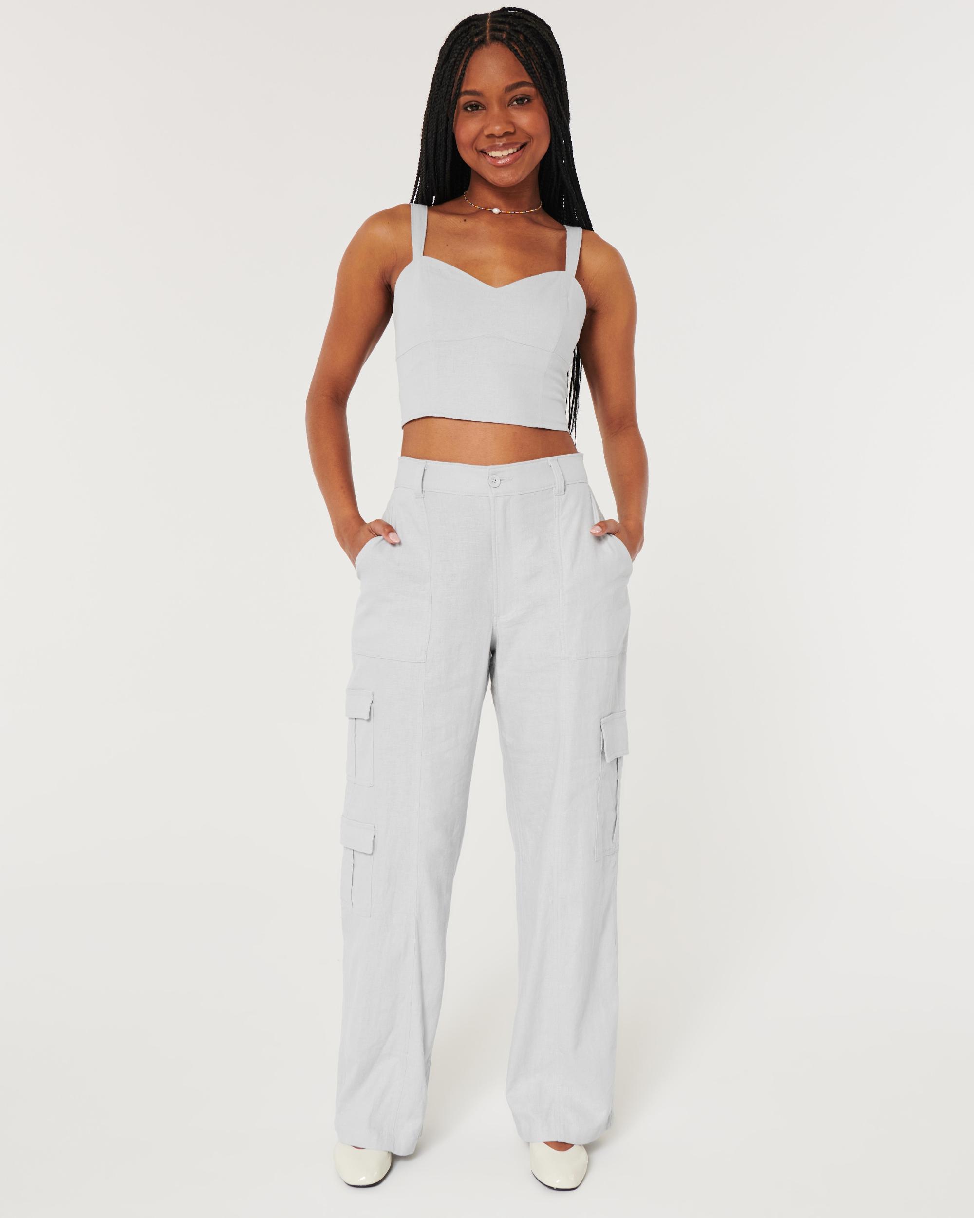 Linen-Blend Tank Product Image
