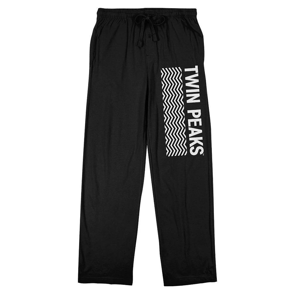 Men's Twin Peaks 1990 Sleep Pants, Size: XL, Black Product Image