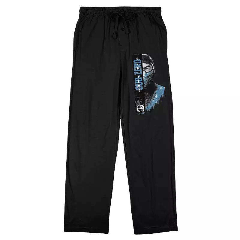Men's Mortal Kombat Sub-Zero Sleep Pants, Size: XXL, Black Product Image