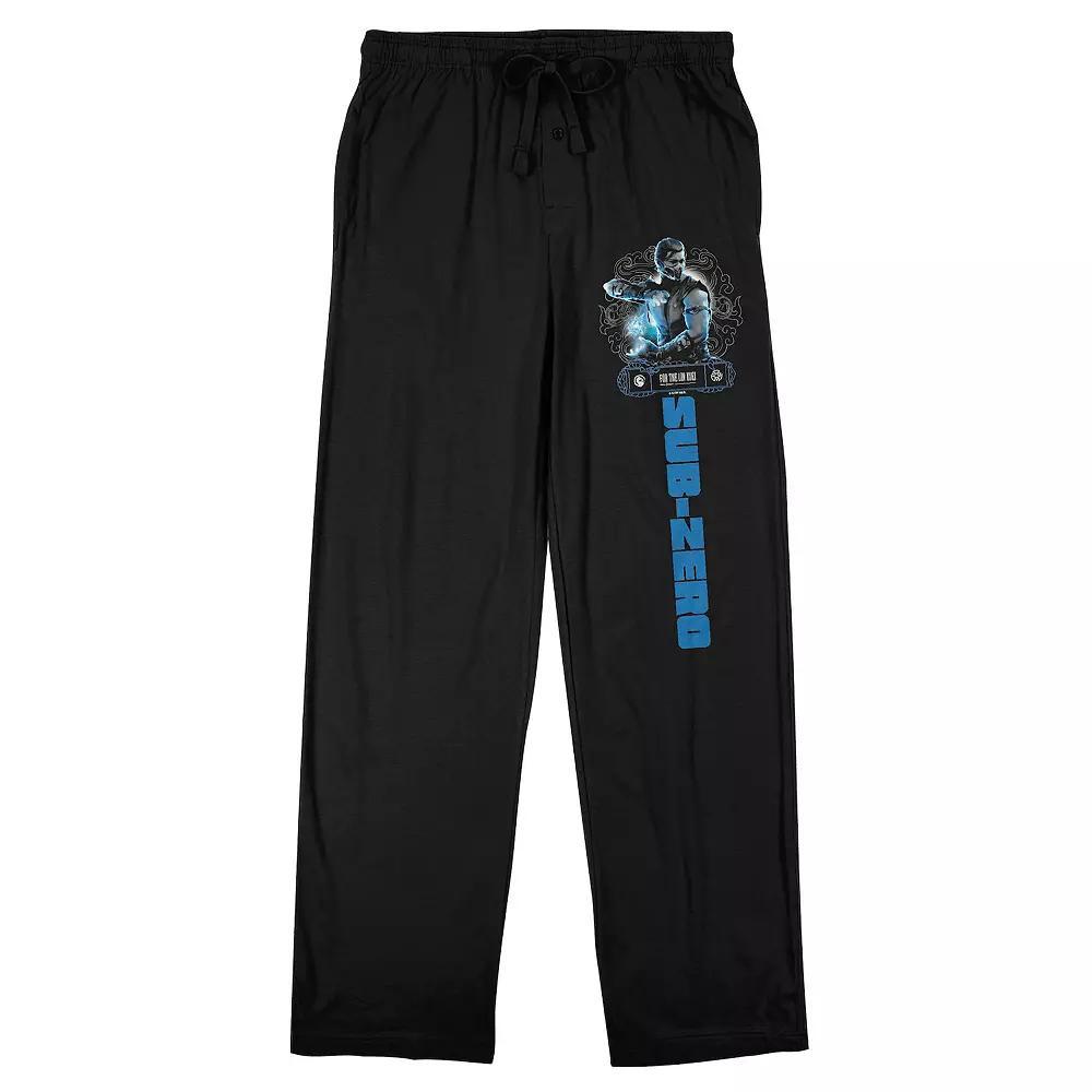 Men's Mortal Kombat Klassic Pajama Pants, Size: XL, Black Product Image