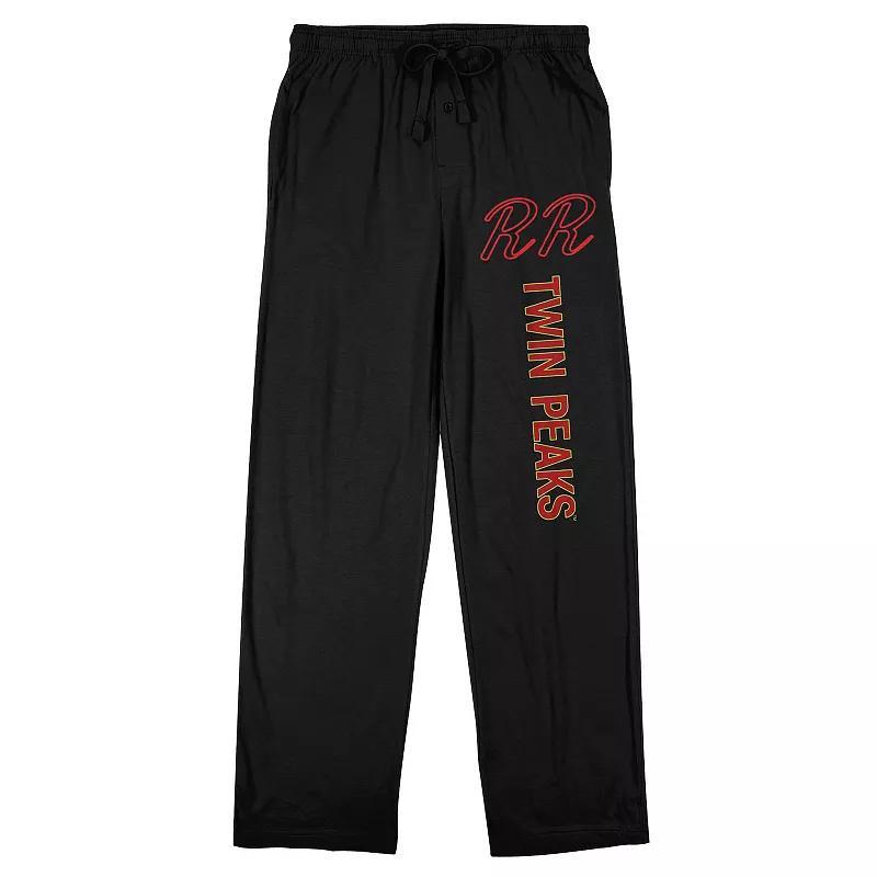 Men's Twin Peaks 1990 Sleep Pants, Size: XL, Black Product Image
