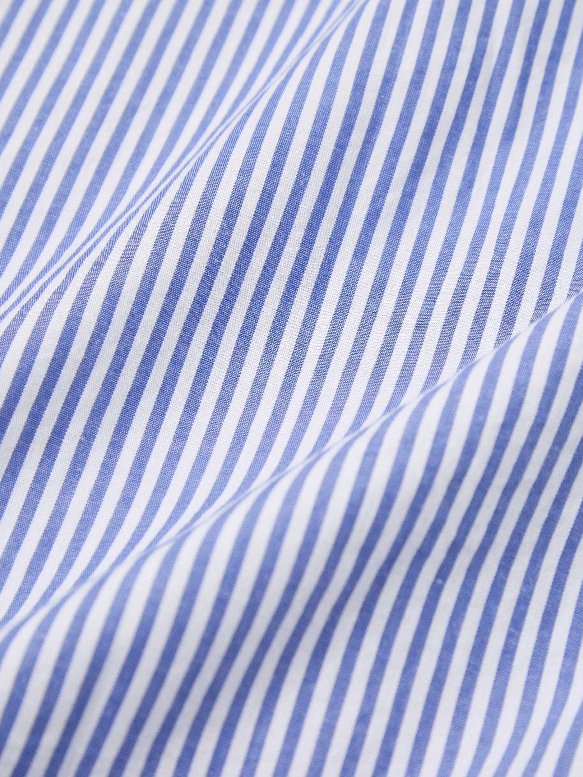 Blue/White Classic Principe Mix Square Pocket Shirt Product Image
