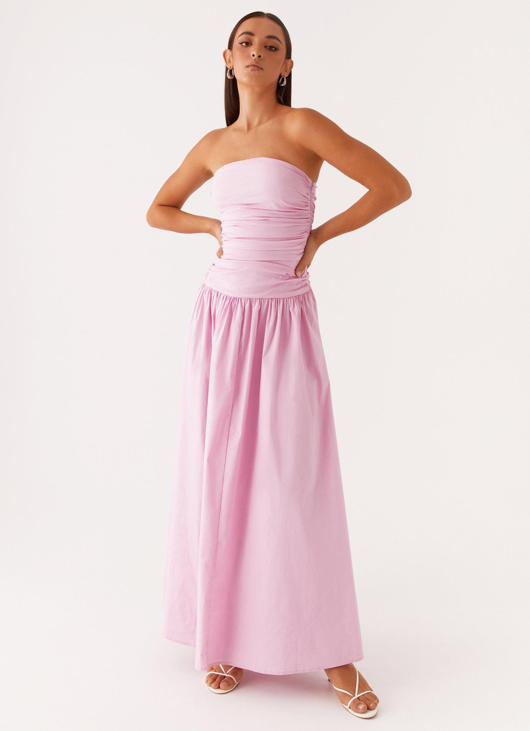 Carmel Maxi Dress - Pink Girls Product Image