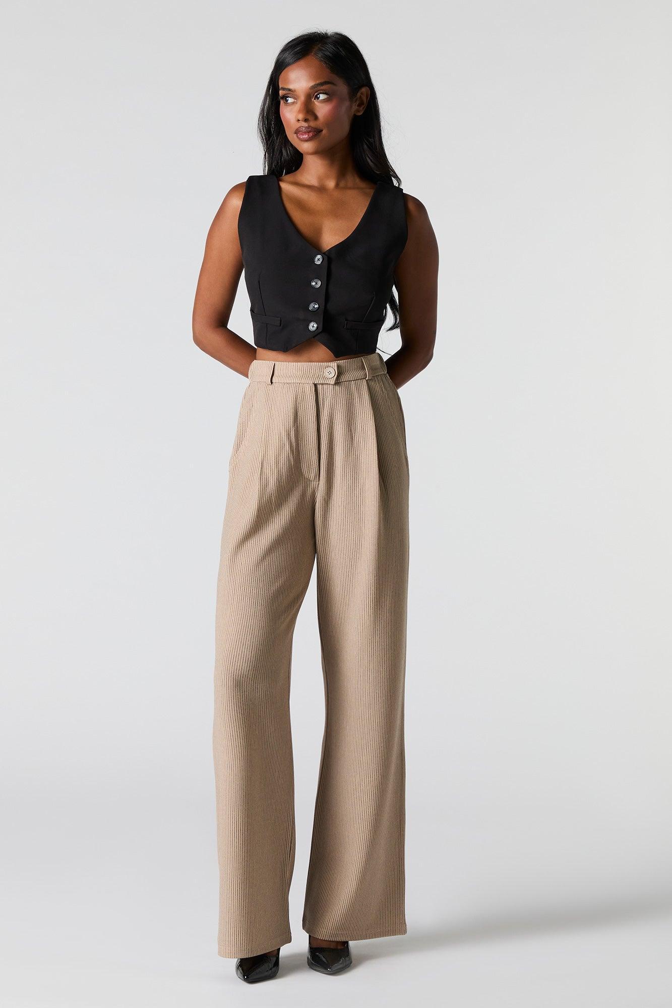 Crepe Straight Leg Dress Pant Female Product Image