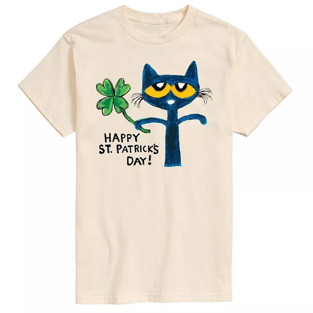Mens Pete The Cat Happy St. Patricks Day Tee Product Image