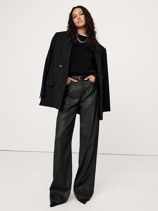 The Coated Denim Pintuck Jean Product Image