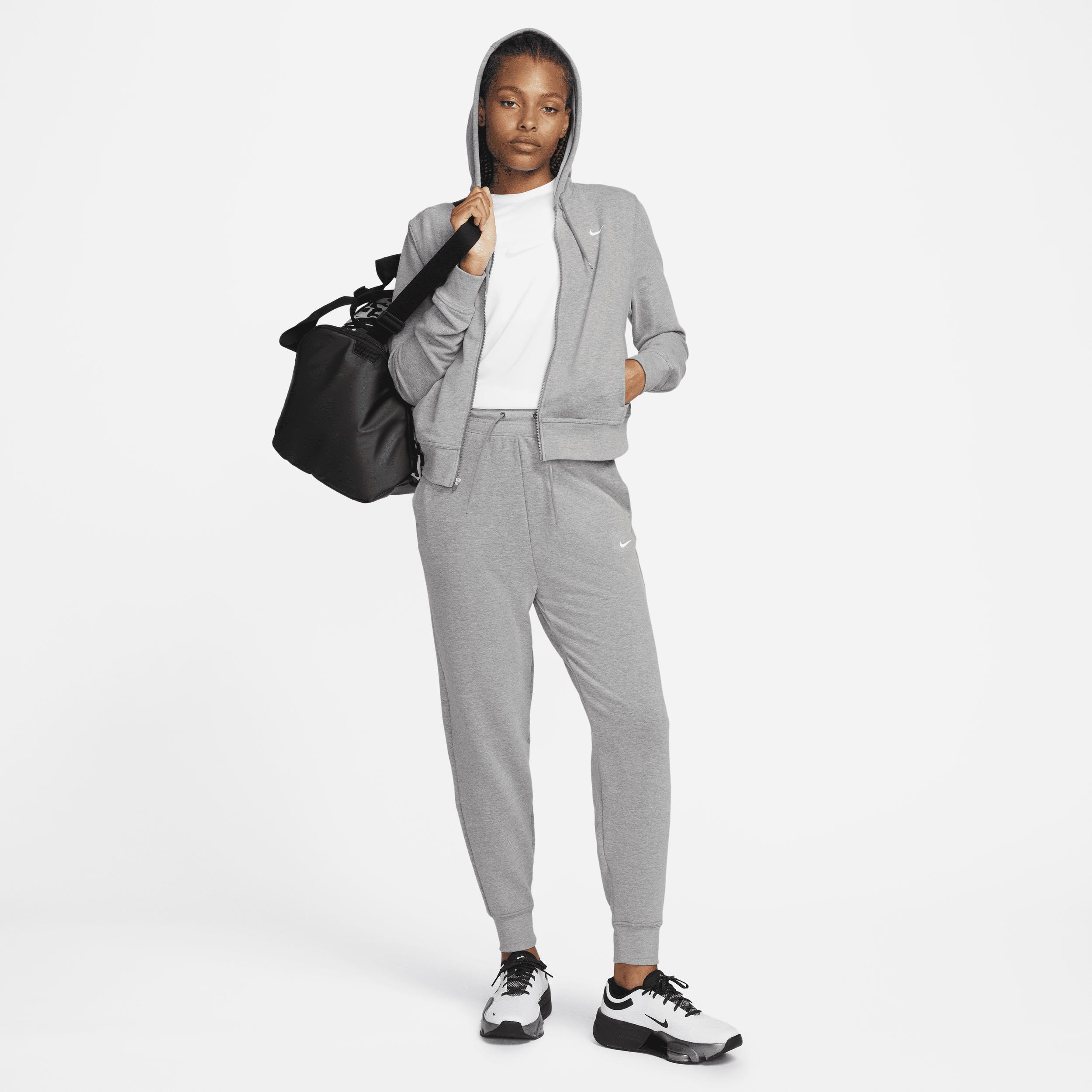 Nike Womens Dri-FIT One High-Waisted 7/8 French Terry Jogger Pants Product Image