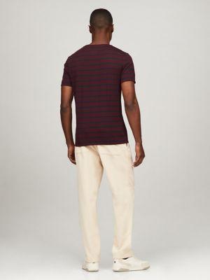 Stripe Premium Stretch Extra Slim T-Shirt Product Image