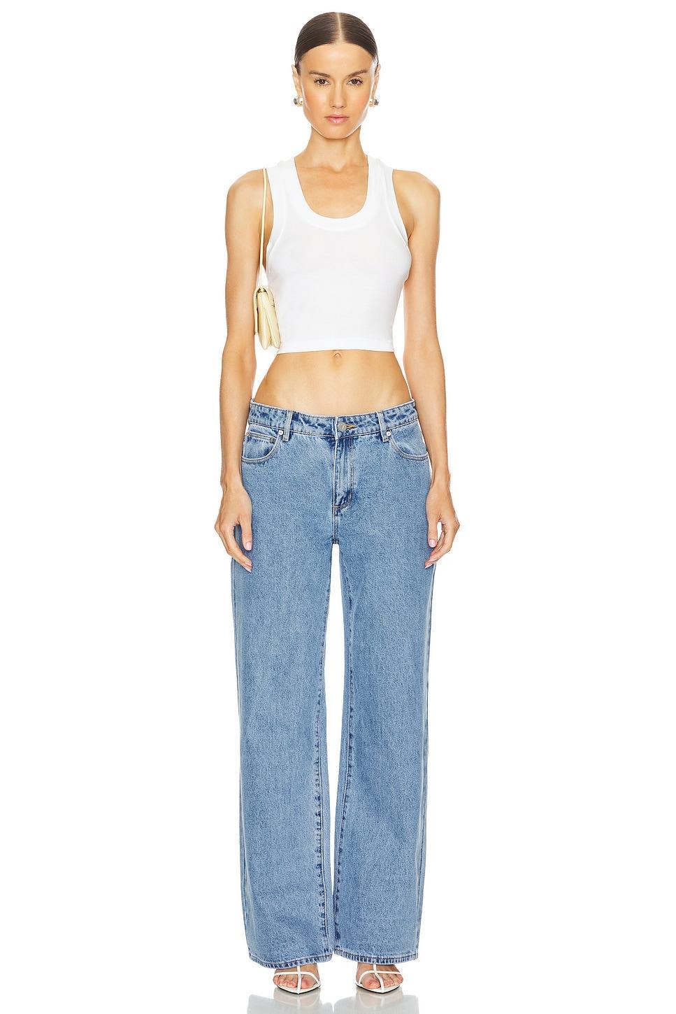 Cropped Racer Tee Norma Kamali Product Image