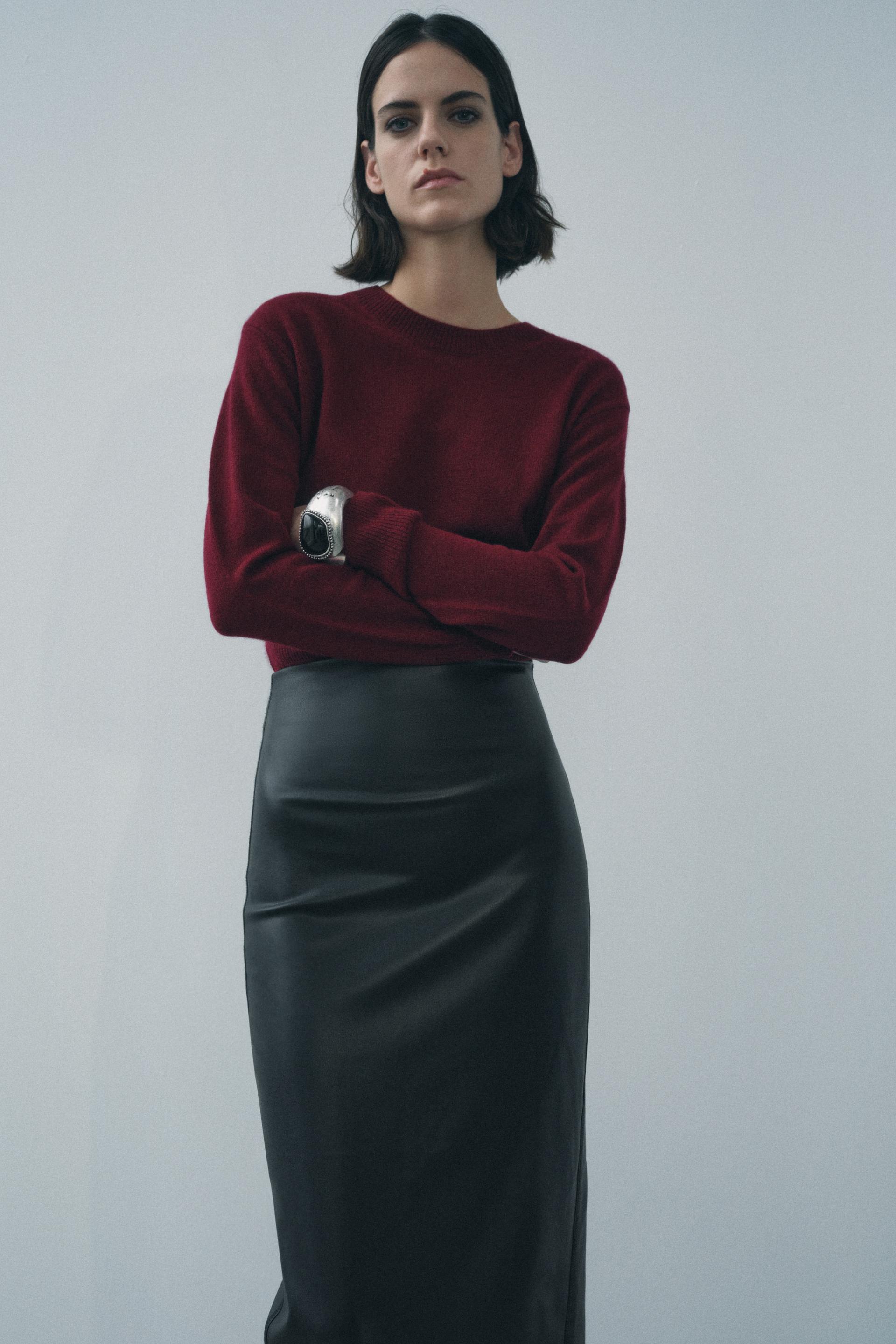 BASIC 100% CASHMERE SWEATER Product Image
