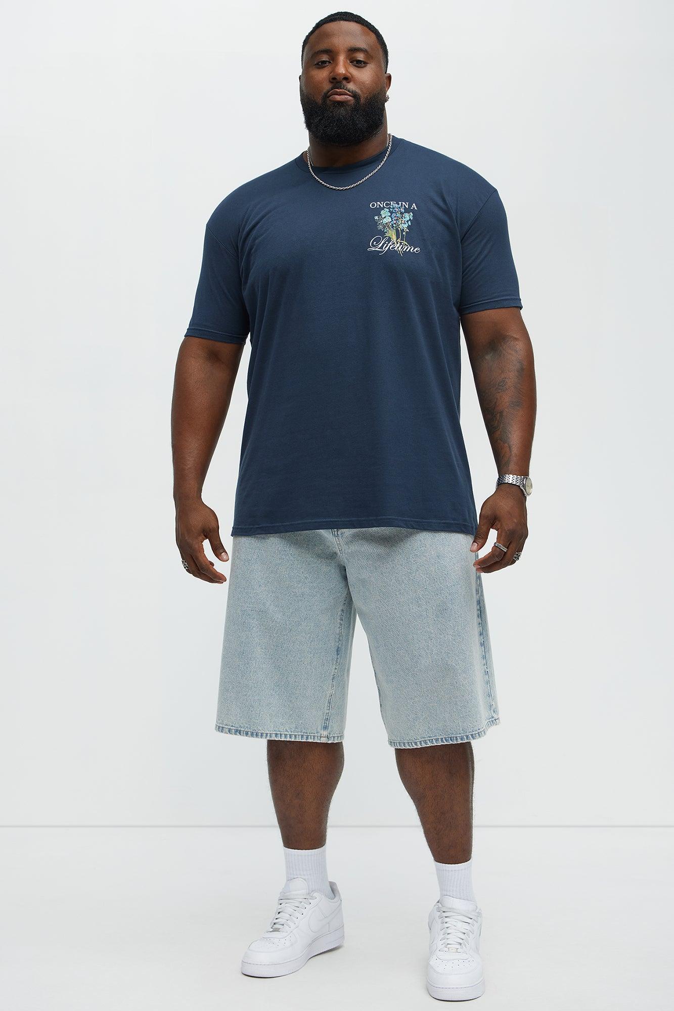 Once In A Lifetime Short Sleeve Tee - Navy Male Product Image