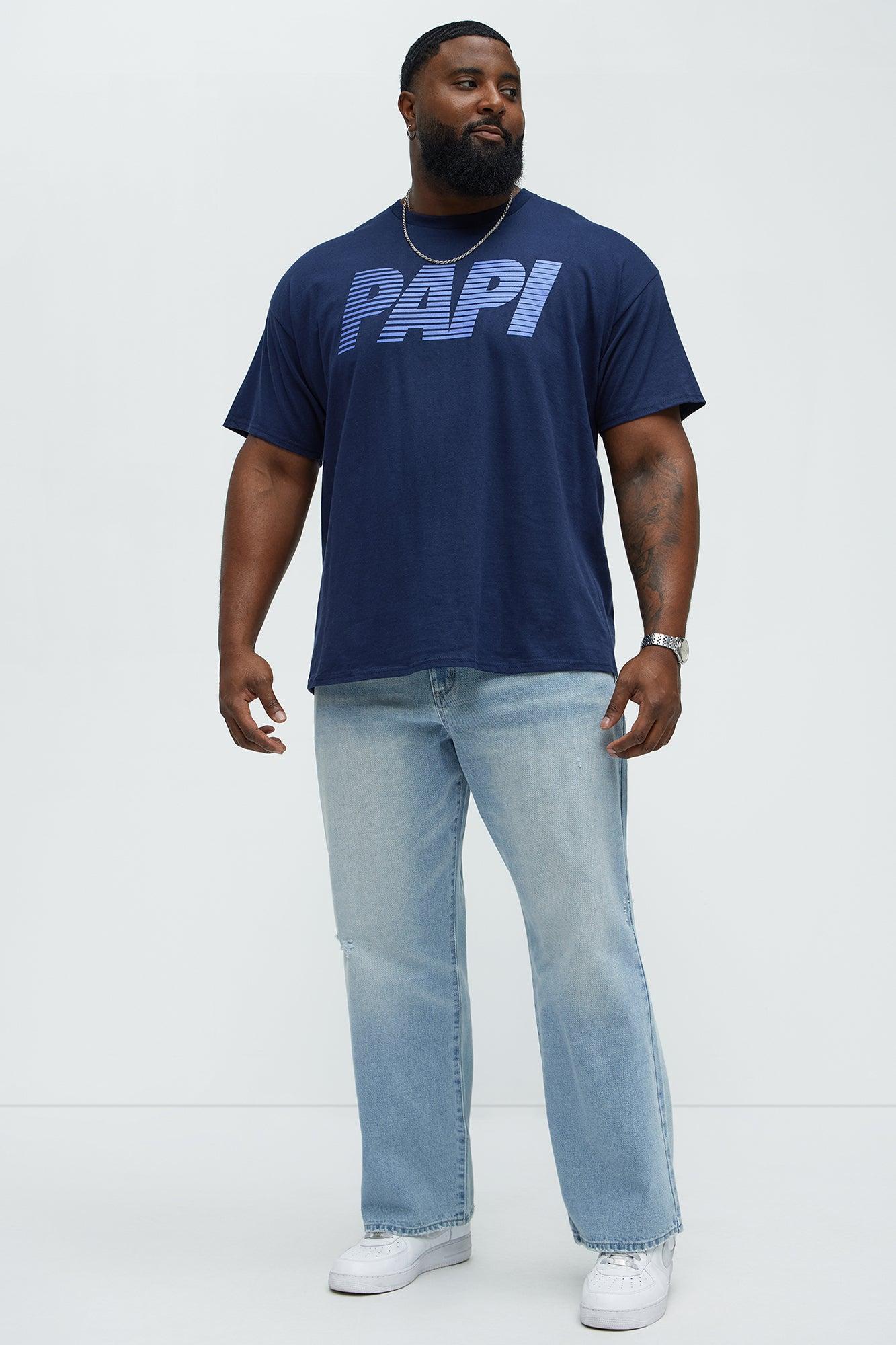 Papi Sport Mens Short Sleeve Tee - Navy Product Image